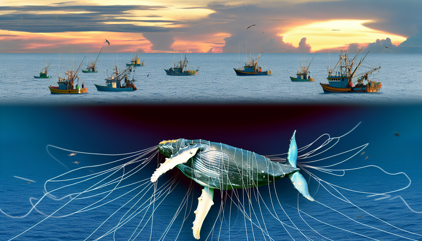 Struggling humpback whale sparks urgent call for responsible fishing practices on Reunion Island