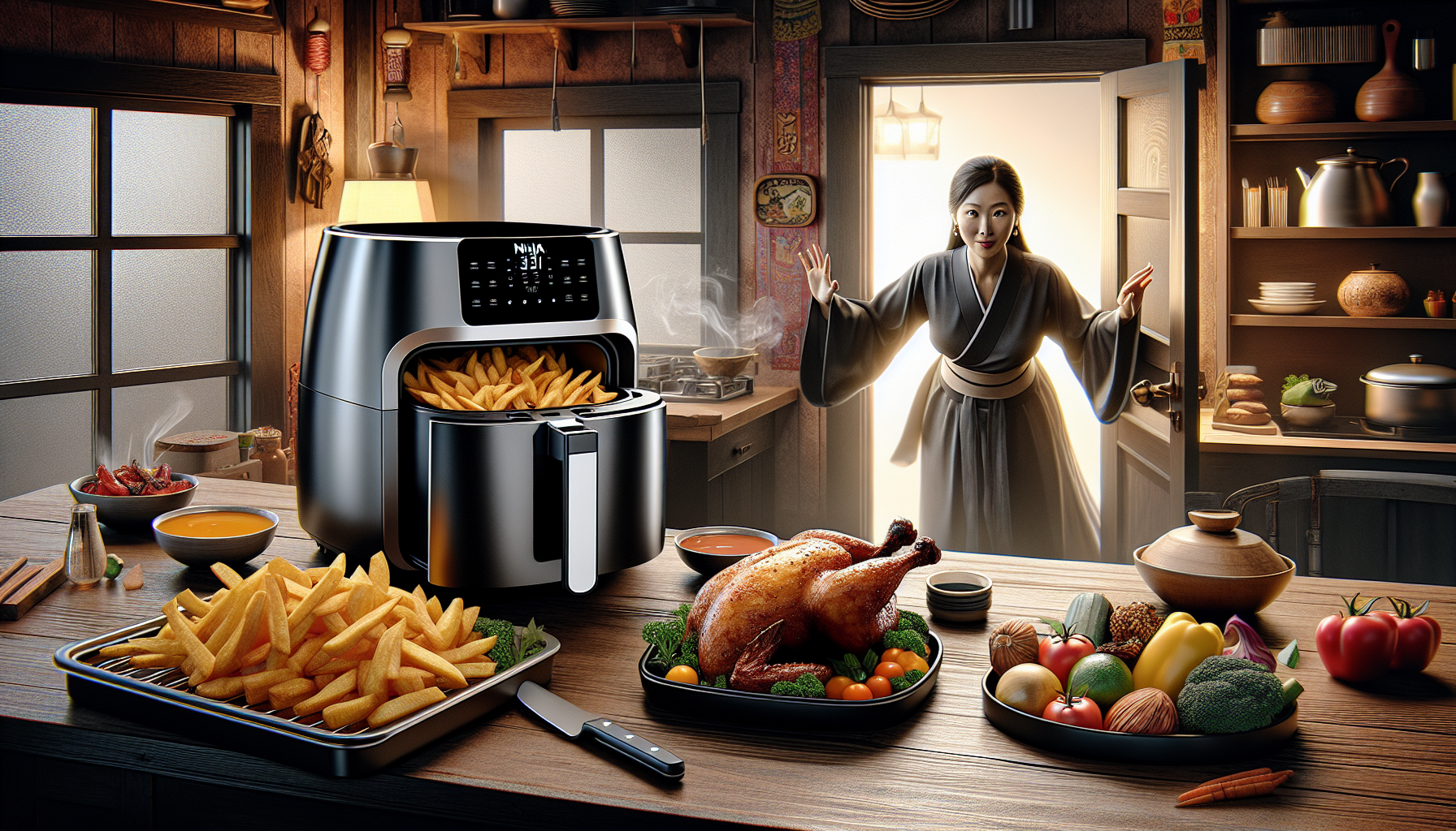 Revolutionize your cooking experience with the versatile and health-focused Ninja Air Fryer Max XL