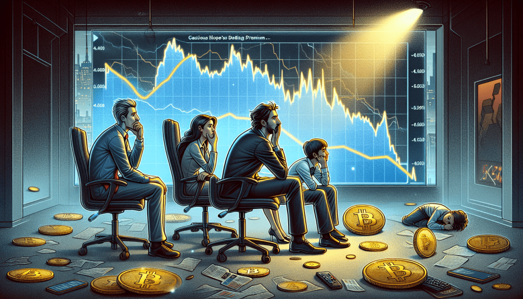 Decrease in bitcoin futures premium: a sign of caution or hopelessness among traders?