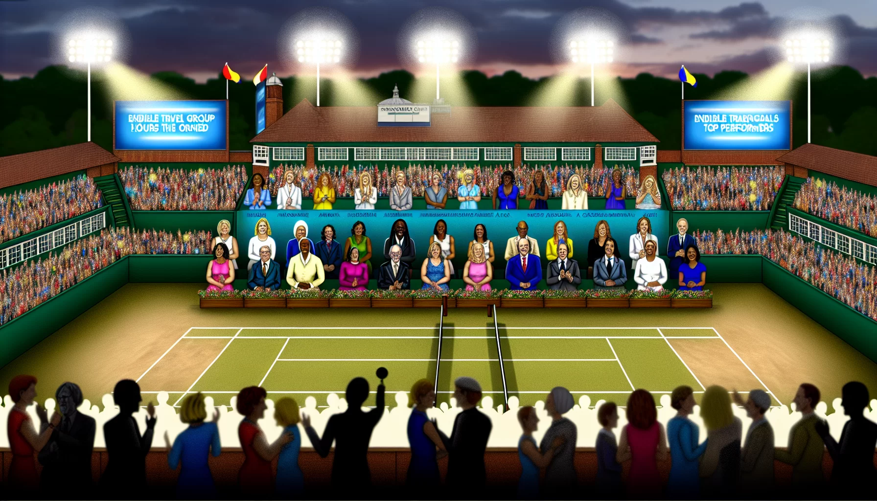 Ensemble travel group honors top performers in grand event at Roland-Garros stadium