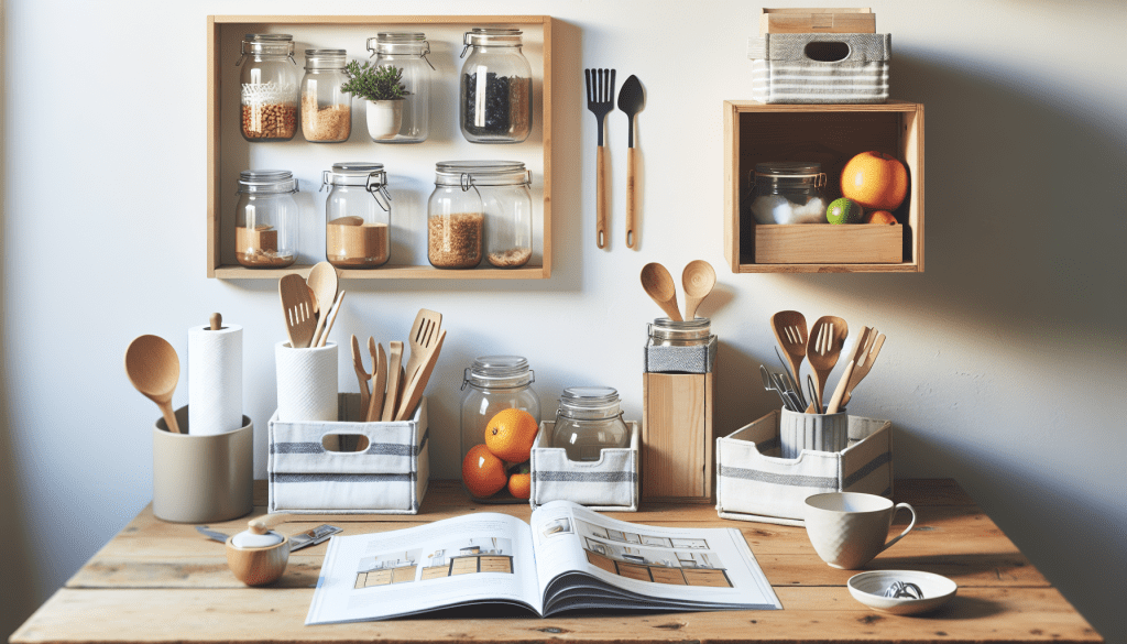 Create chic DIY countertop storage on a budget: a step by step guide