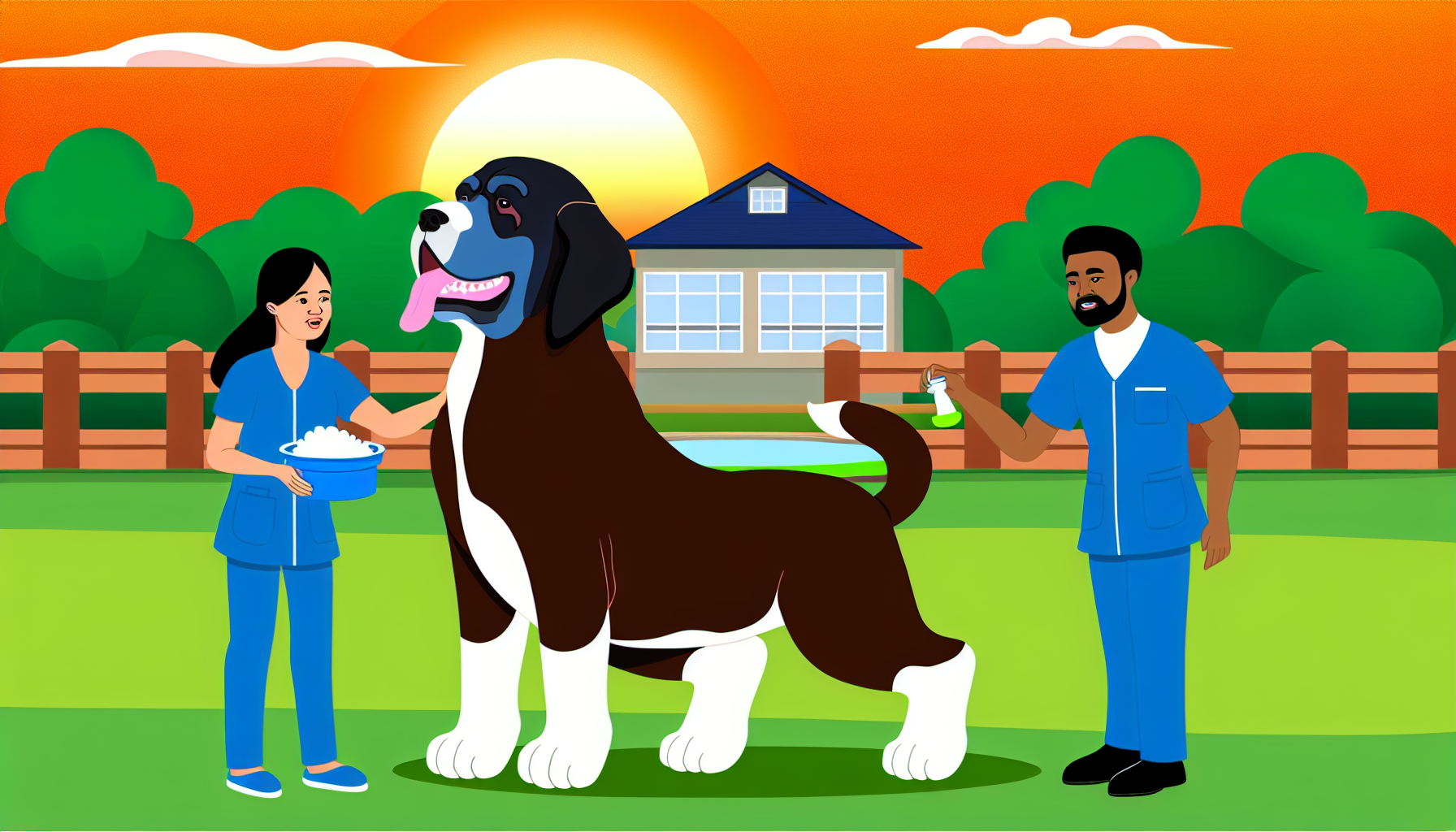 Unveiling Kevin: the world's tallest dog and proper care for giant breeds