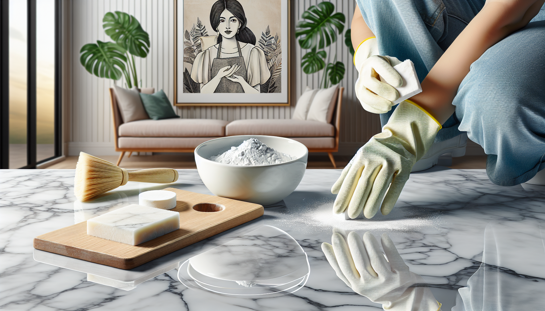 Discover the surprising chalk hack for cleaner, shiny, eco-friendly marble care