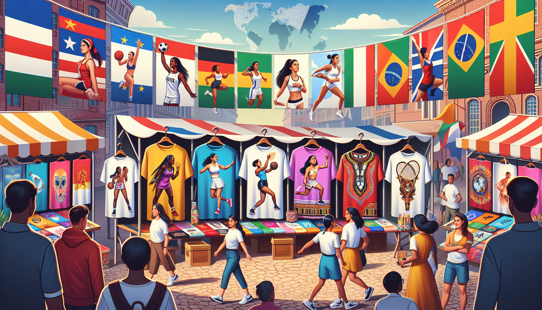 Unveiling the t-shirt trend championing women's sports worldwide