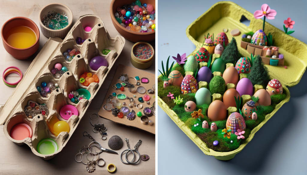 Eco-friendly home storage with creative egg carton hacks
