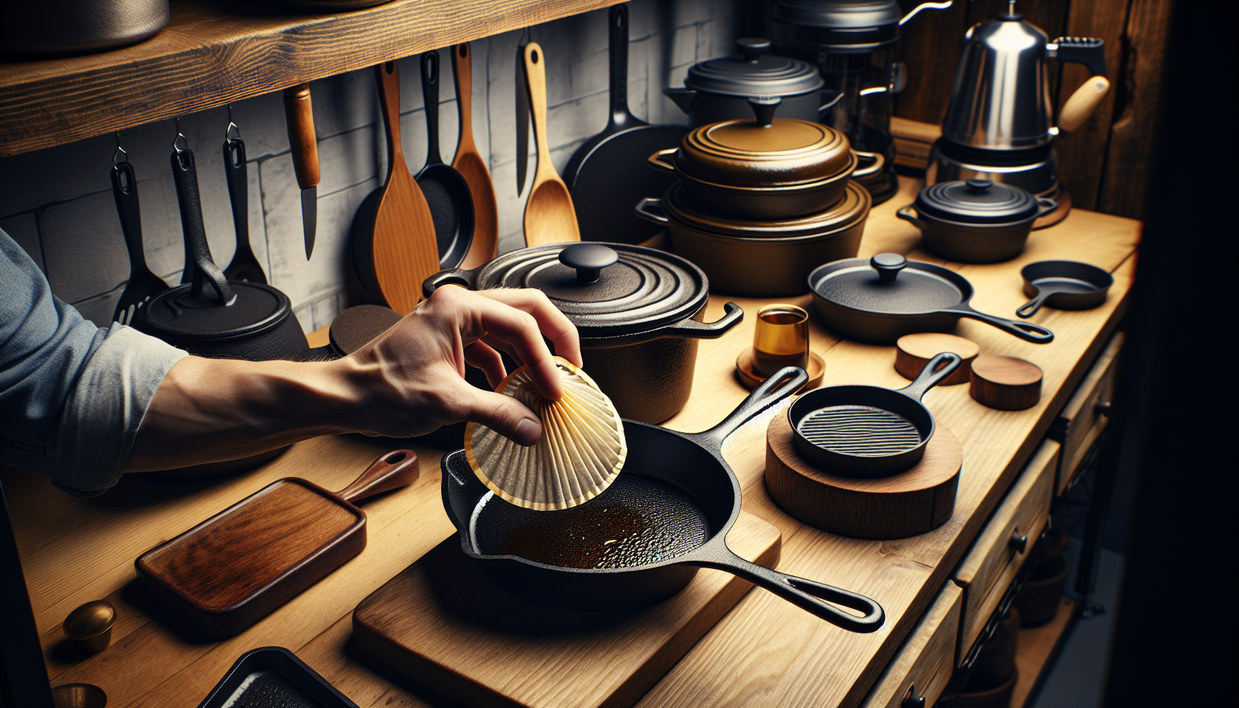 Get stunned by this hack to save your cast-iron cookware with coffee filters