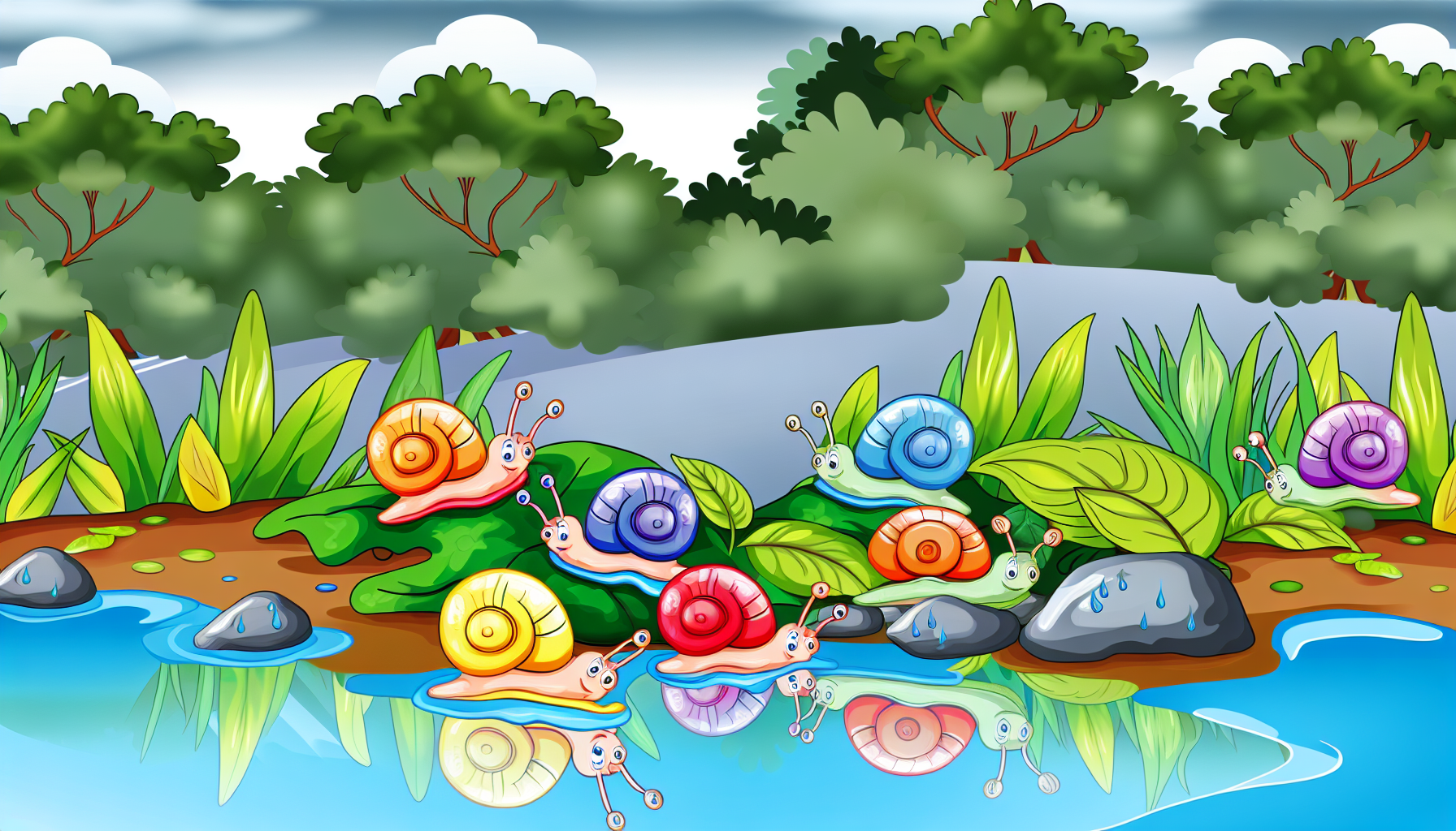 Decoding the phenomenon why snails revel in rainy conditions