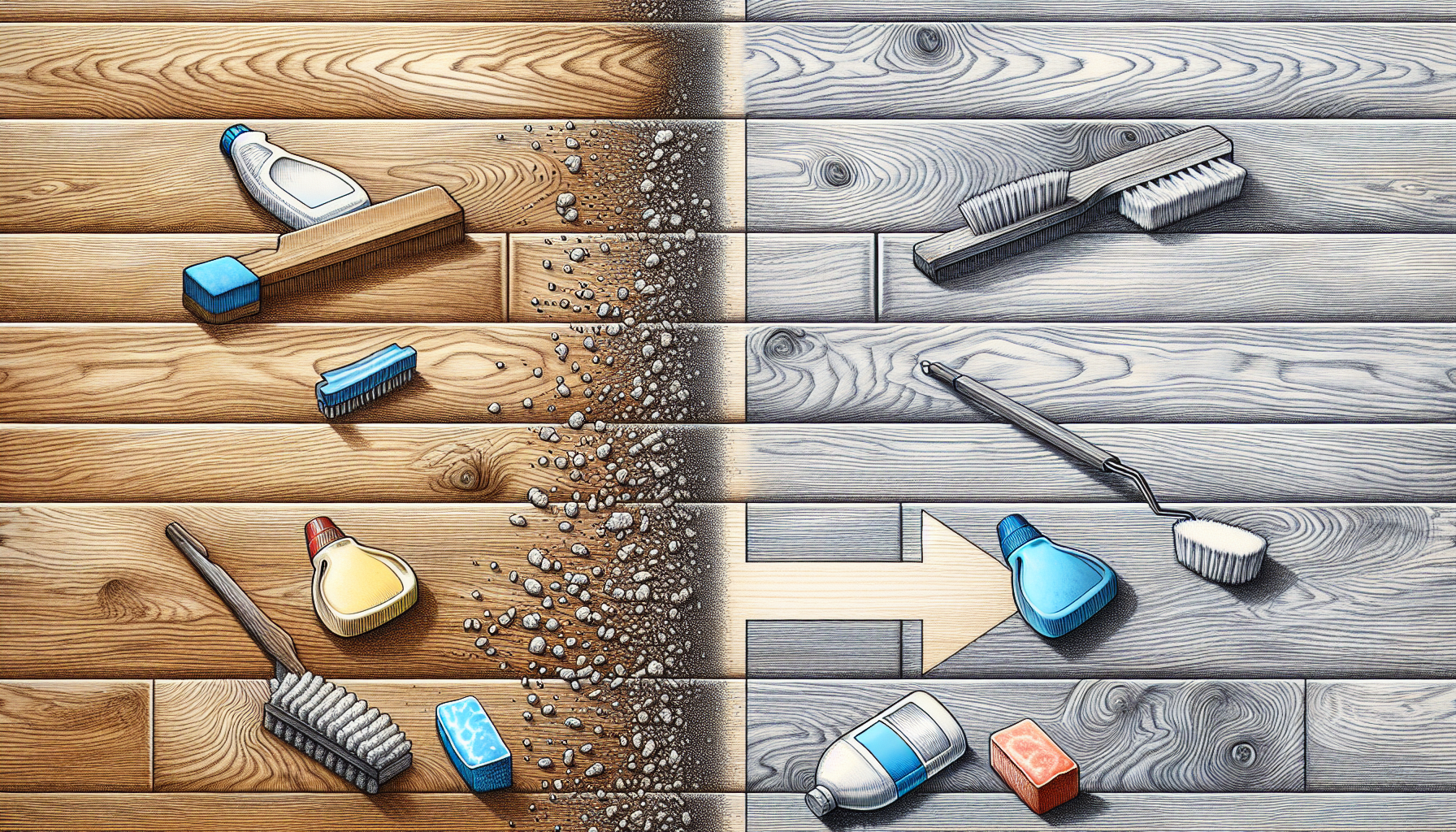 Discover how baking soda can harm your wooden floors and eco-friendly solutions