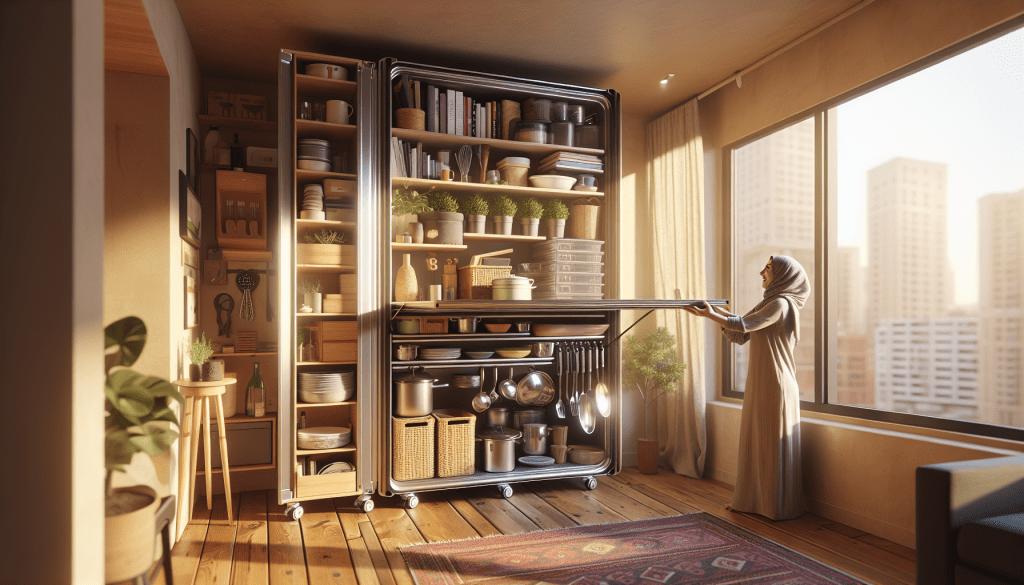 Discover the magic of rolling storage carts to maximize small spaces