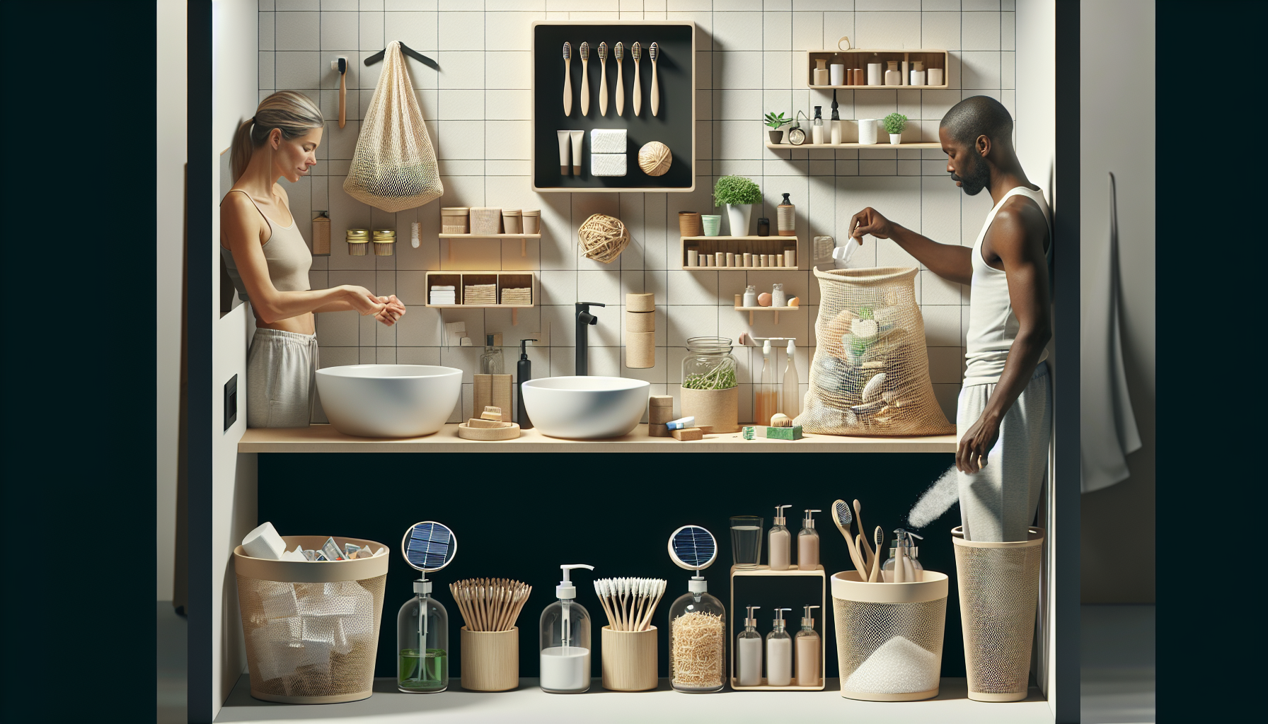 Discover how to organize your bathroom for sustainability and efficiency