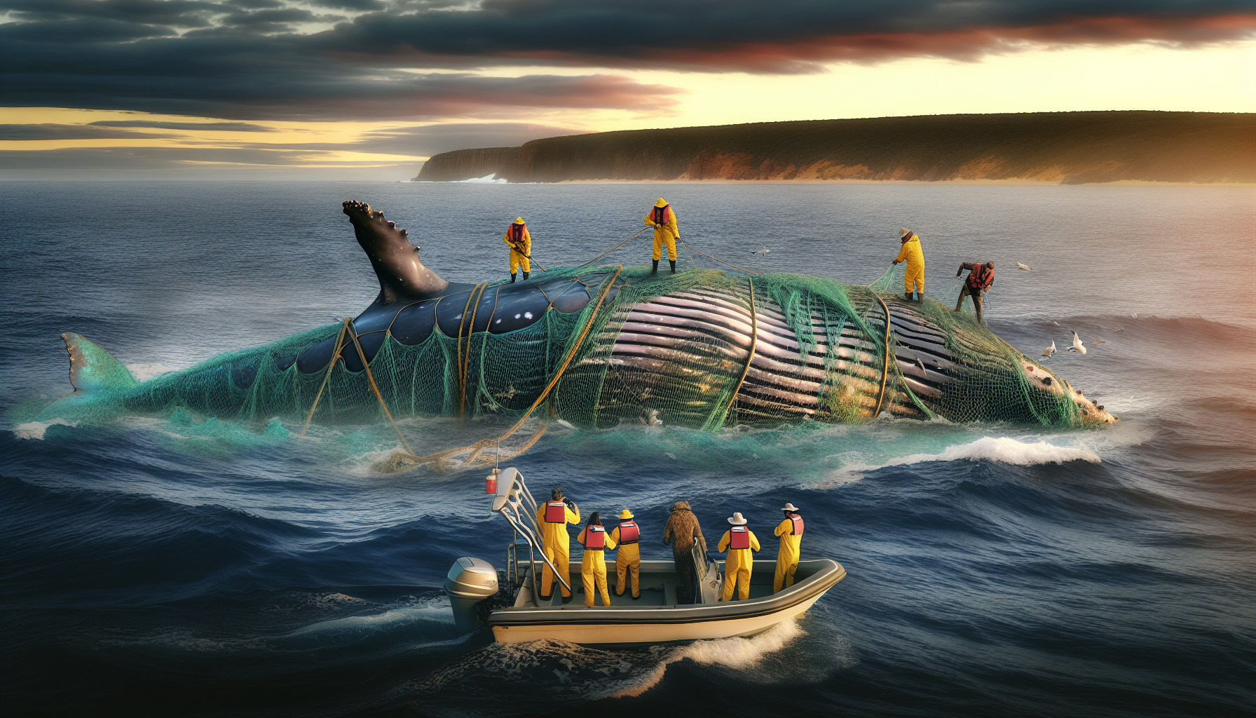 Australia's whale entanglement: a sobering glimpse into wildlife threats and conservation efforts