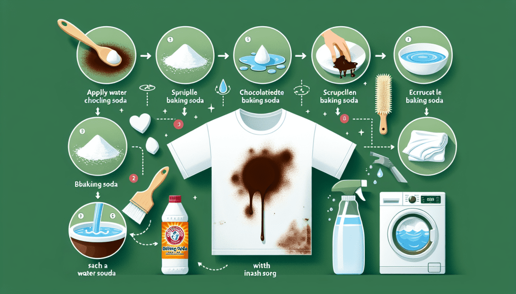 Discover the eco-friendly way of removing chocolate stains with baking soda