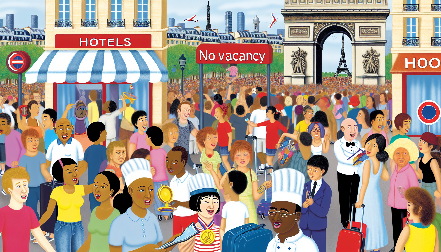 Revival of Paris tourism: soaring hotel occupancy rates and anticipation of summer Olympics