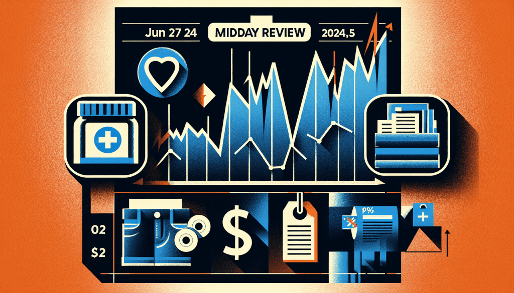 Significant stock market moves: surges in Walgreens, Levi Strauss, and International Paper - midday review, June 27, 2024