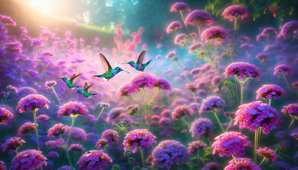 Attracting hummingbirds: the magic of verbena flowers in your garden