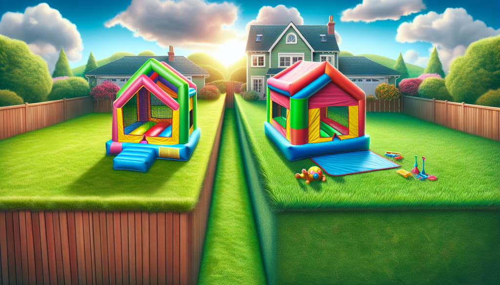 Preserving your lawn: preventing grass damage from bounce houses this summer