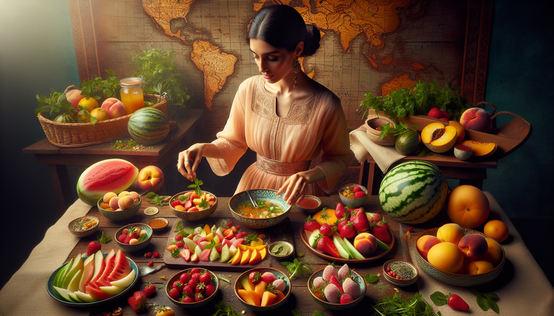 June's culinary journey: a celebration of global flavors and summer fruits