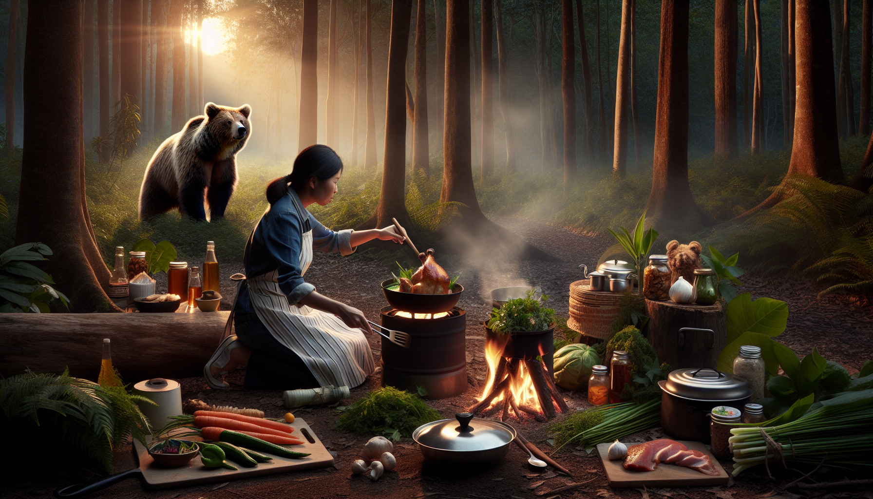 Exploring the bear: a guide to enhancing flavor and connection in chicken preparation