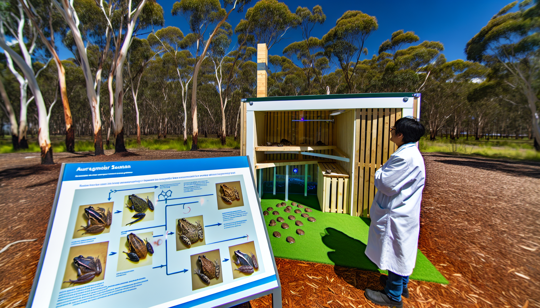 Protecting frogs from deadly infections: the innovative sauna solution in Australia