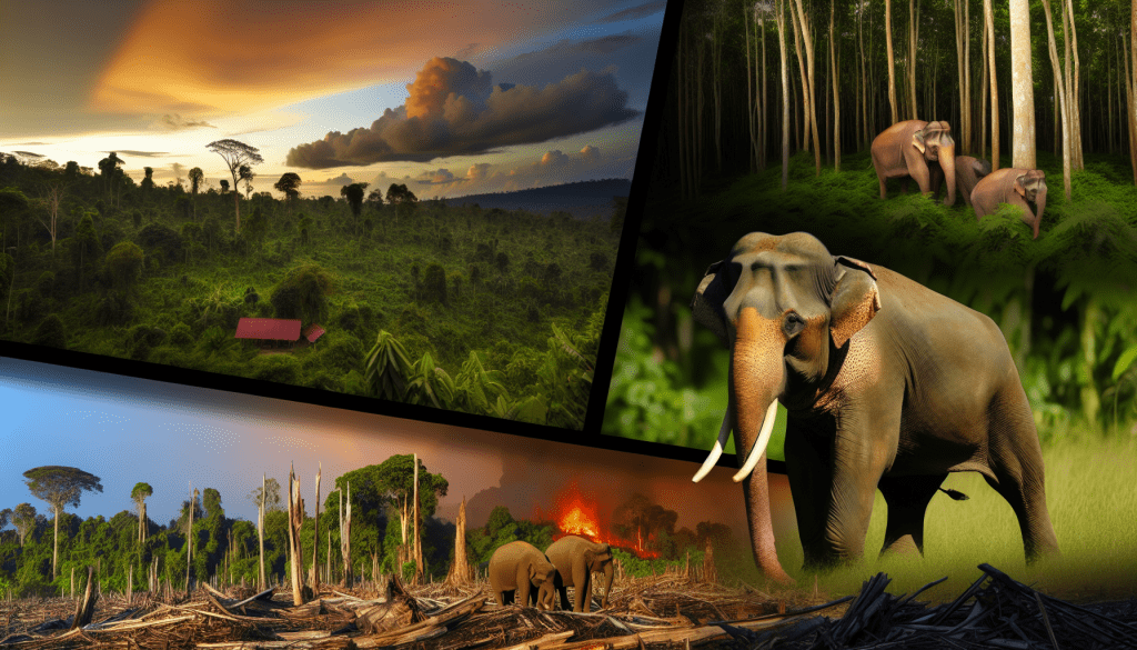 Dwindling numbers: the Borneo elephant's struggle for survival