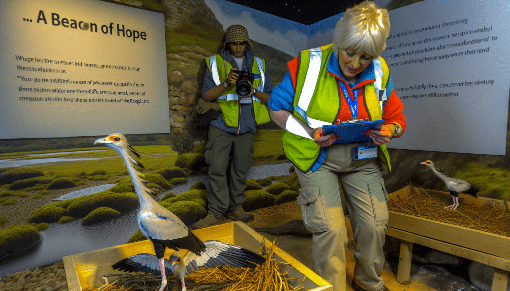 Endangered secretary bird birth in England: a beacon of hope for wildlife conservation