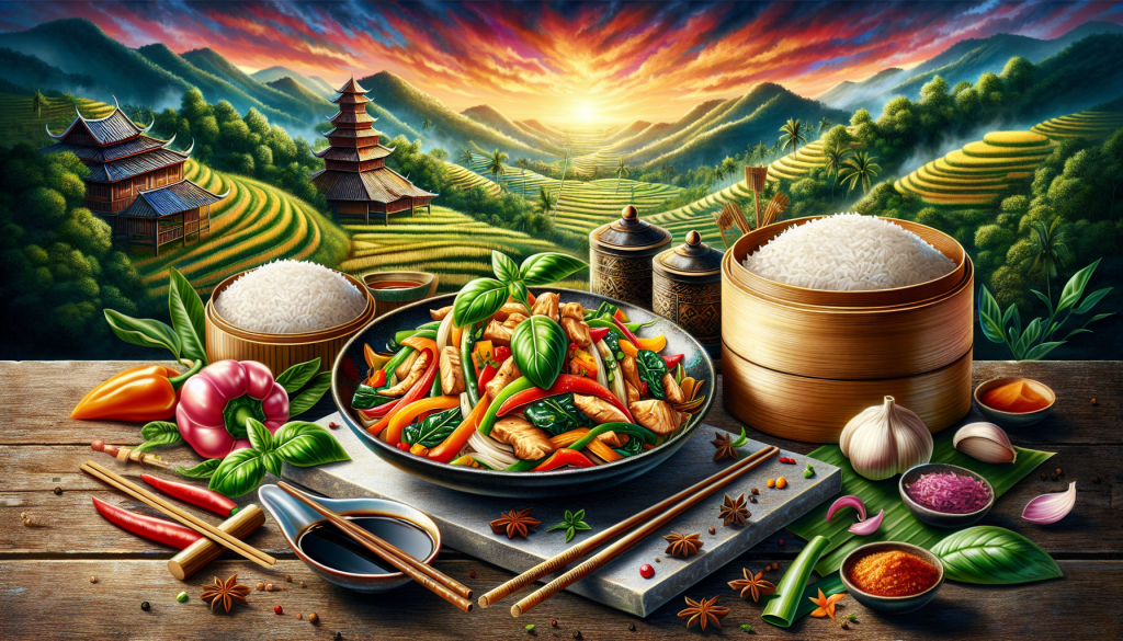 Exploring southeast Asia's vibrant flavors: basil chicken stir fry recipe and cultural journey
