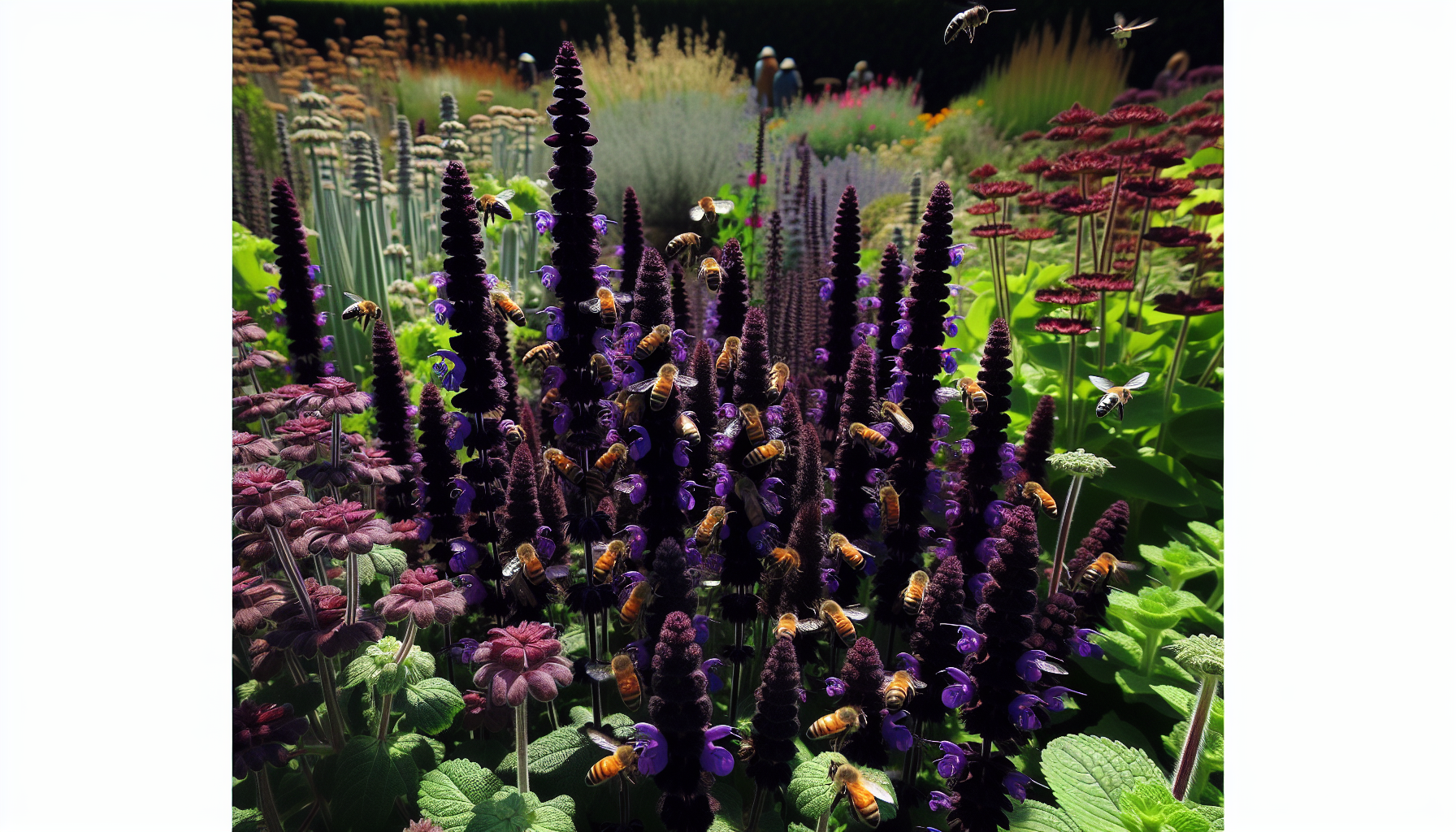 Unleashing the beauty and benefits of black and bloom salvia in sustainable gardening