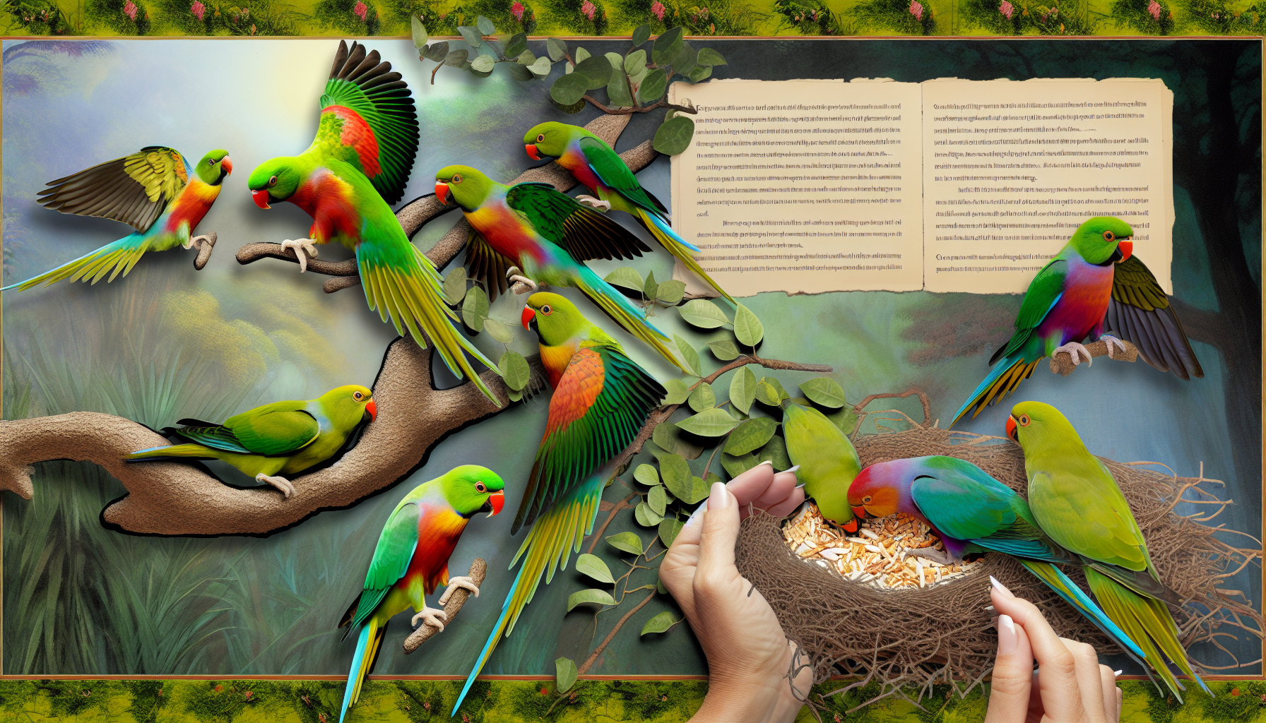 Unveiling the enchanting world of Norfolk parakeets: a journey of survival and conservation