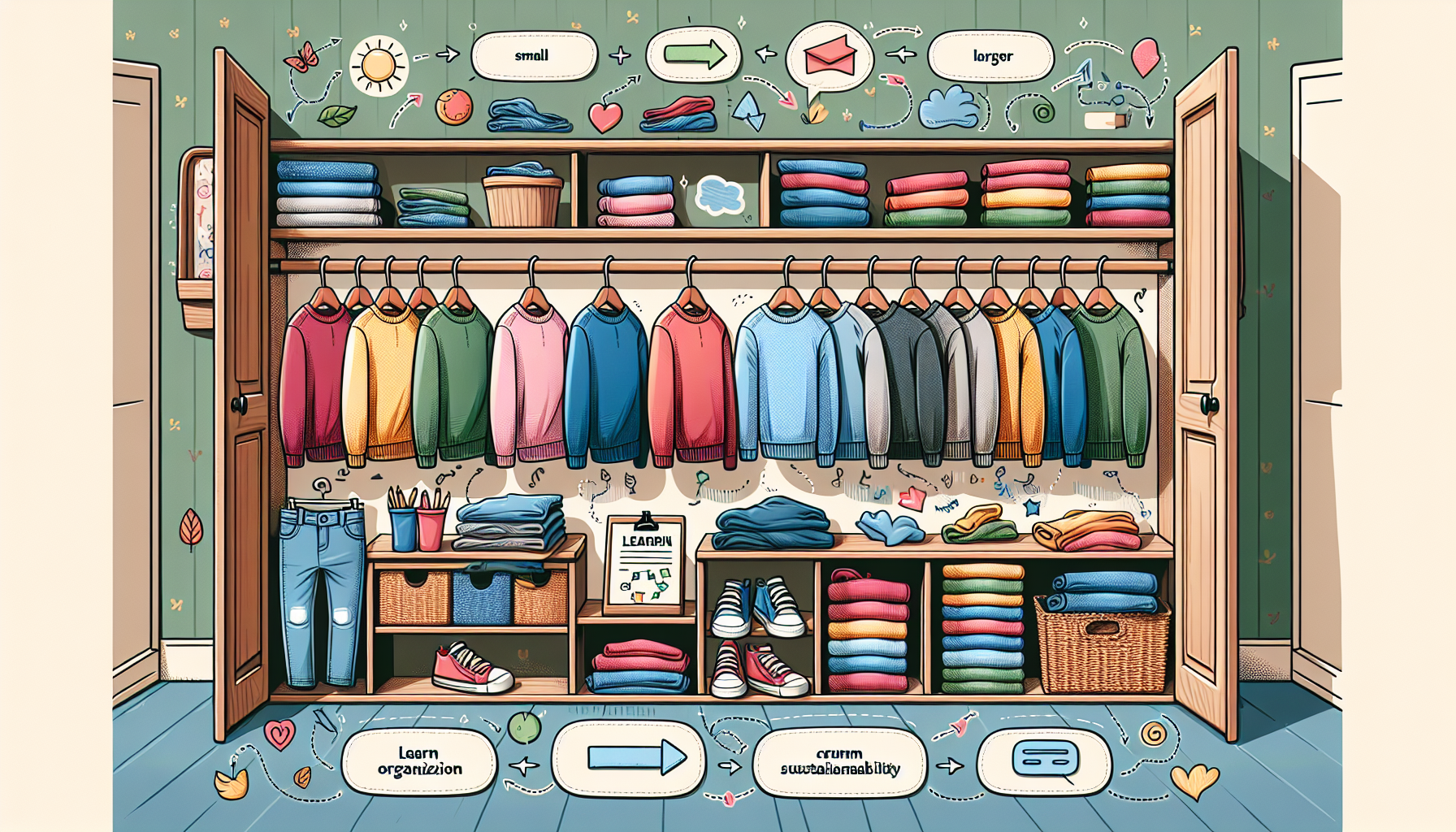 Discover the Tiktok hack for organizing and sustaining kids' closets effortlessly