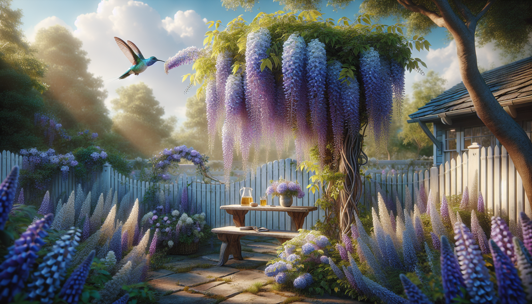 Exploring the charm and benefits of Summer Cascade Wisteria in your garden