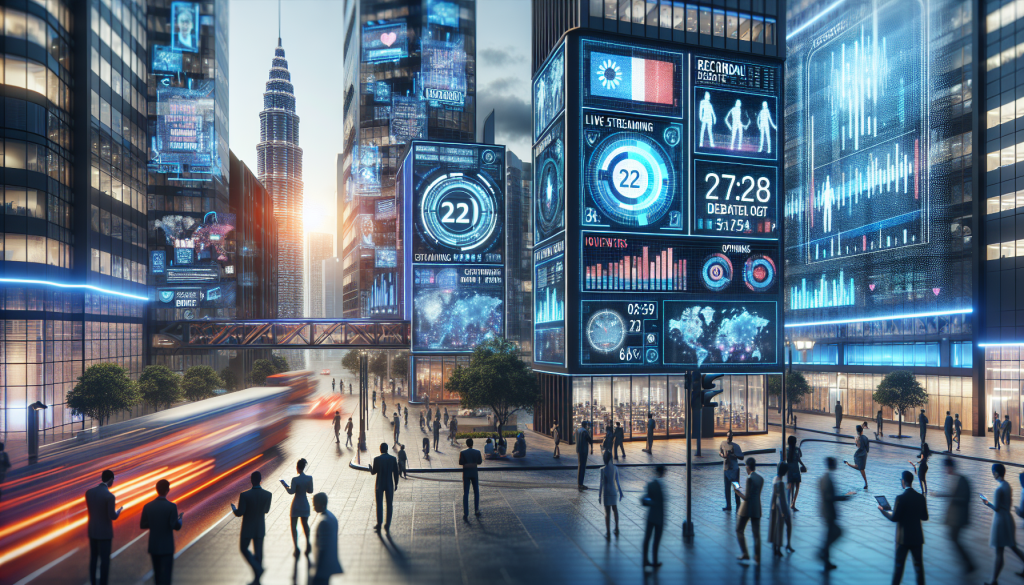 Record-breaking presidential debate: power of politics in the digital age