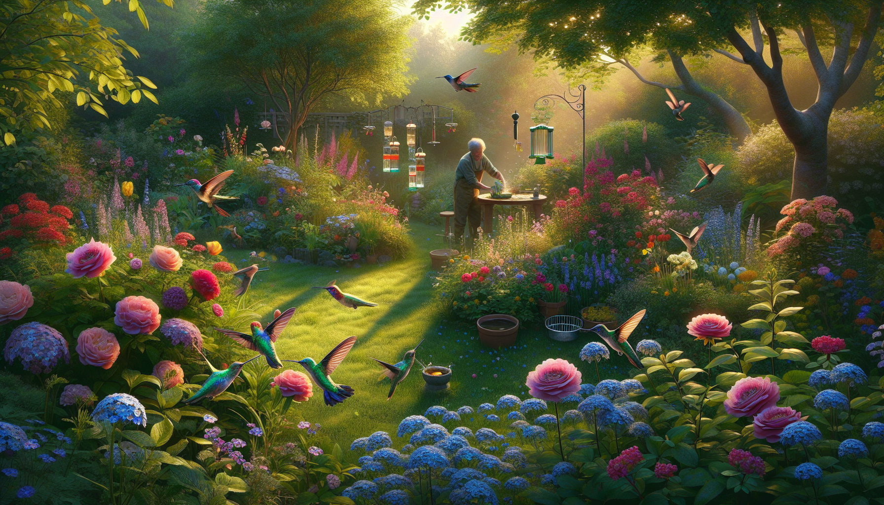 Attracting hummingbirds: enhancing your garden with deadheading and more