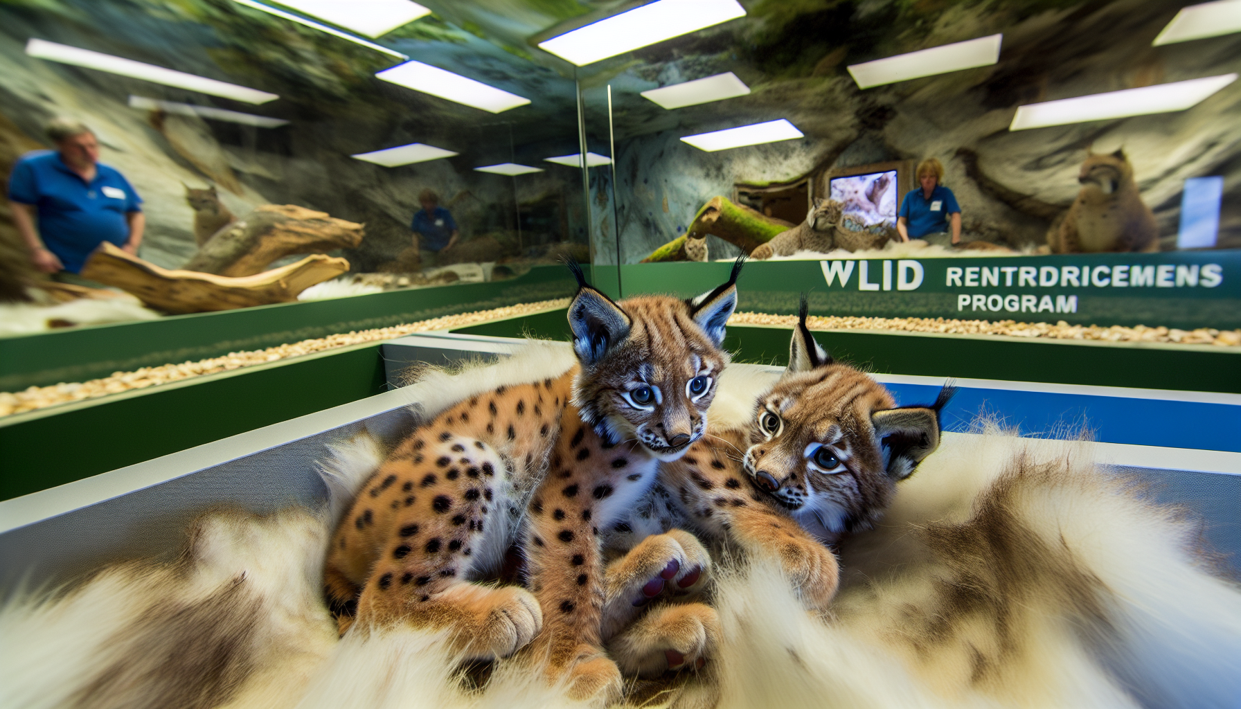 Rare lynx cubs born in Swiss Zoo set for wild reintroduction - a leap for animal conservation