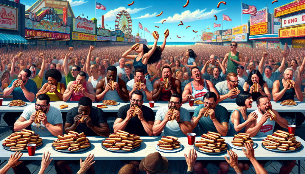 Unearthing the culinary spectacle and cultural legacy of Nathan's hot dog eating contest