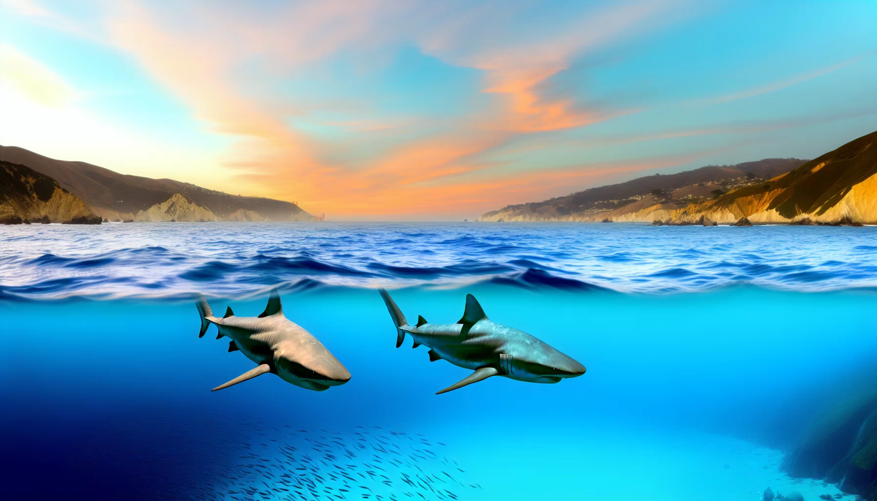 Unveiling California's hidden giants: the mystery of sharks larger than 3 meters