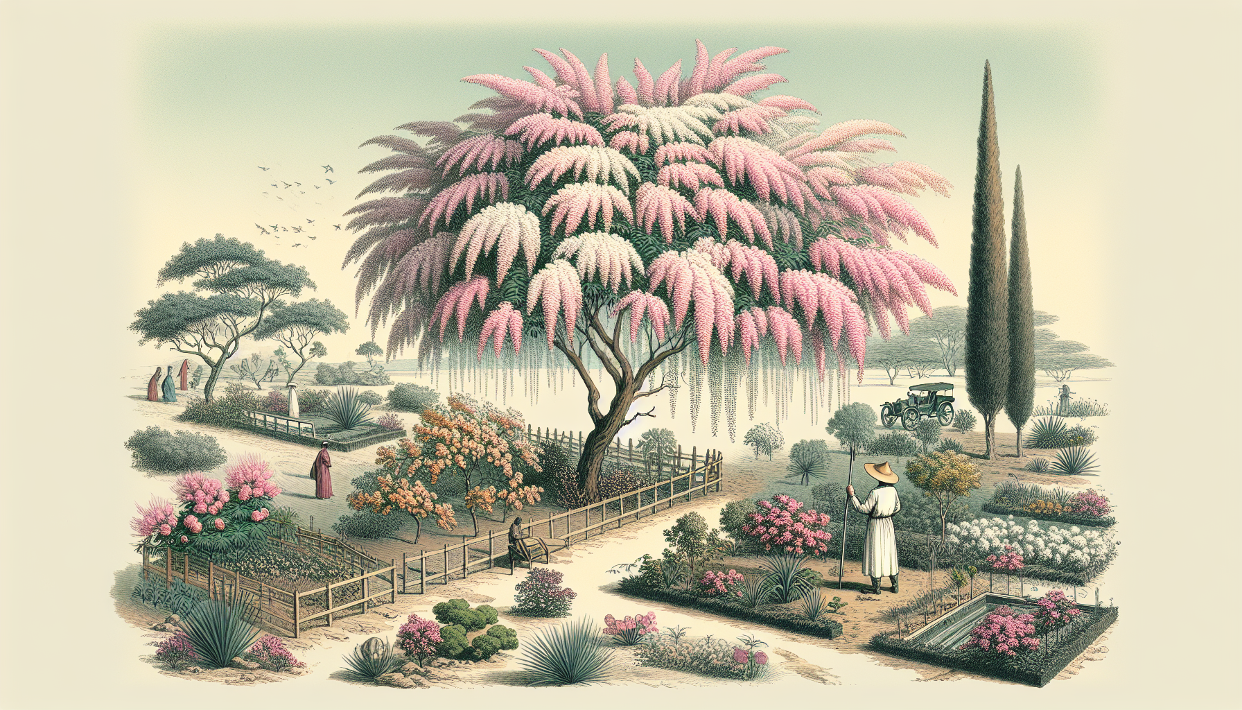 Understanding the beauty and threat of tamarisk trees: a guide to ethical gardening