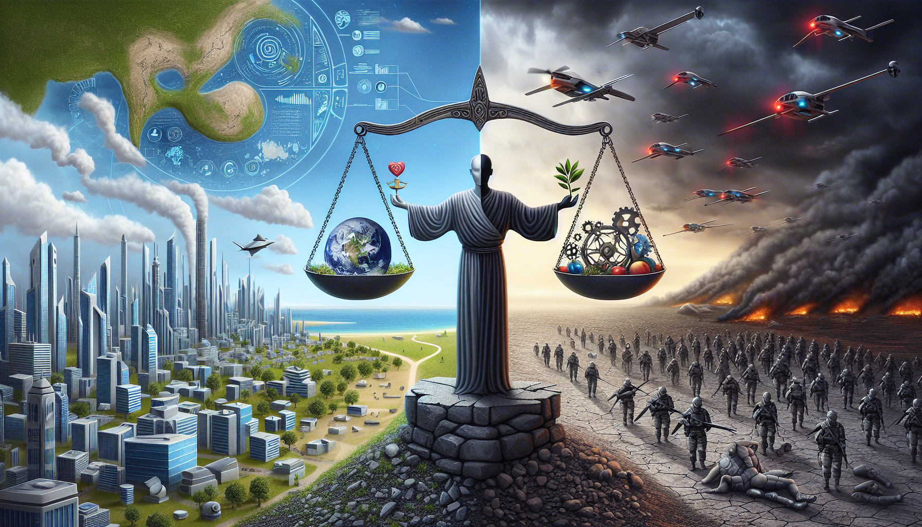 Exploring the ethical implications of AI's role in modern warfare