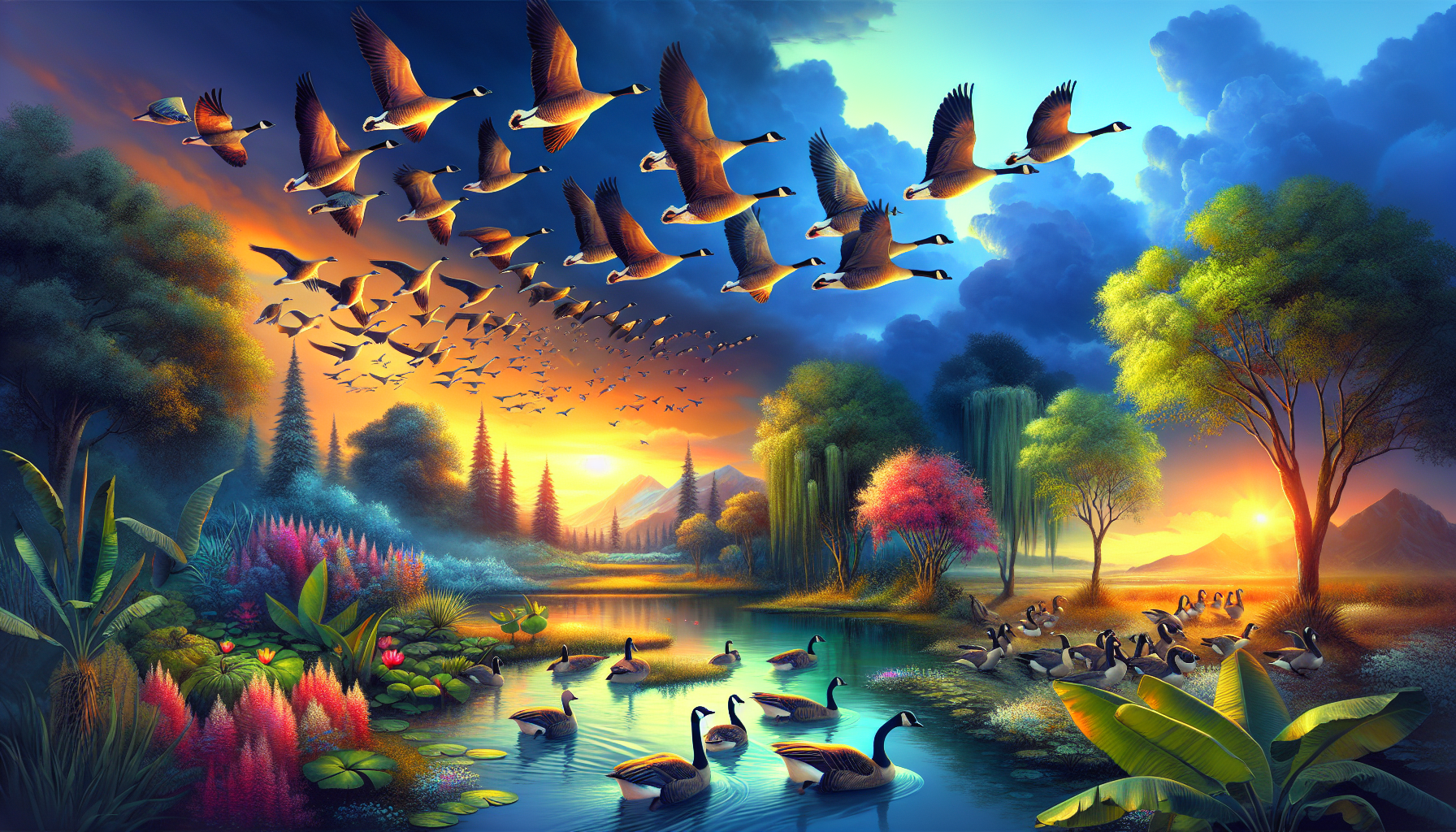 Unveiling the majesty of geese: a journey into their intriguing world and impact on ecosystems