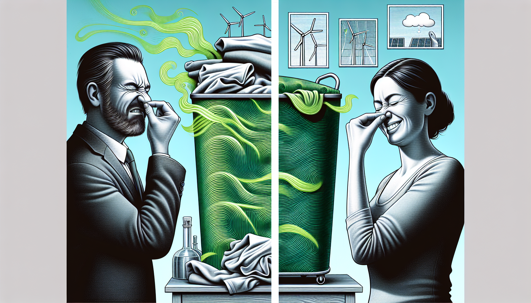 Discover how to block laundry odors with sustainable hampers