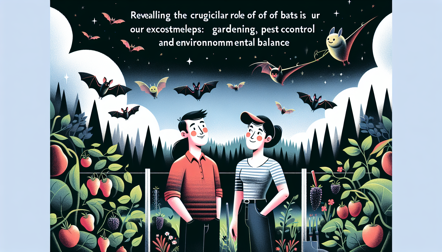 Revealing the crucial role of bats in our ecosystems: allies in gardening, pest control and environmental balance