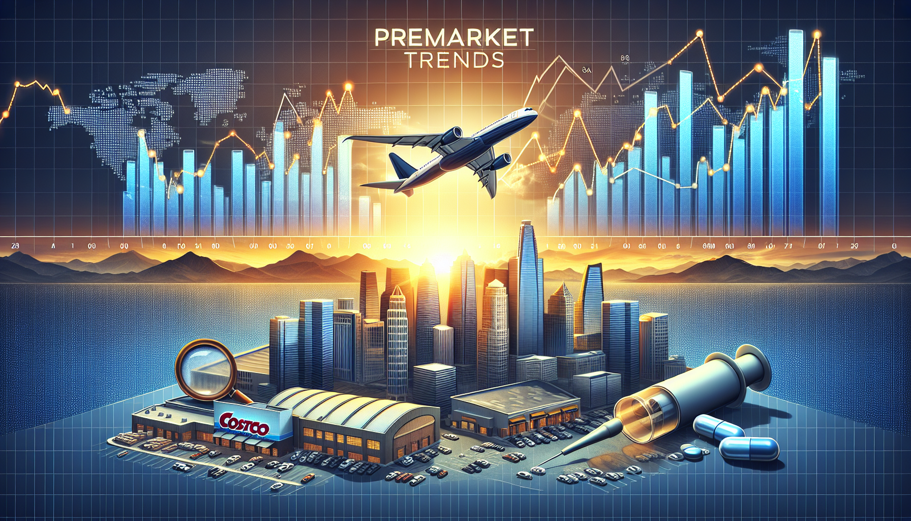 Understanding premarket trends: a close look at Delta Airlines, Costco, and Pfizer stocks