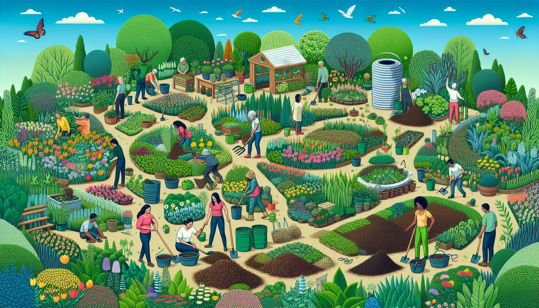 Fostering a greener planet: eco-conscious gardening with free and sustainable mulch sources