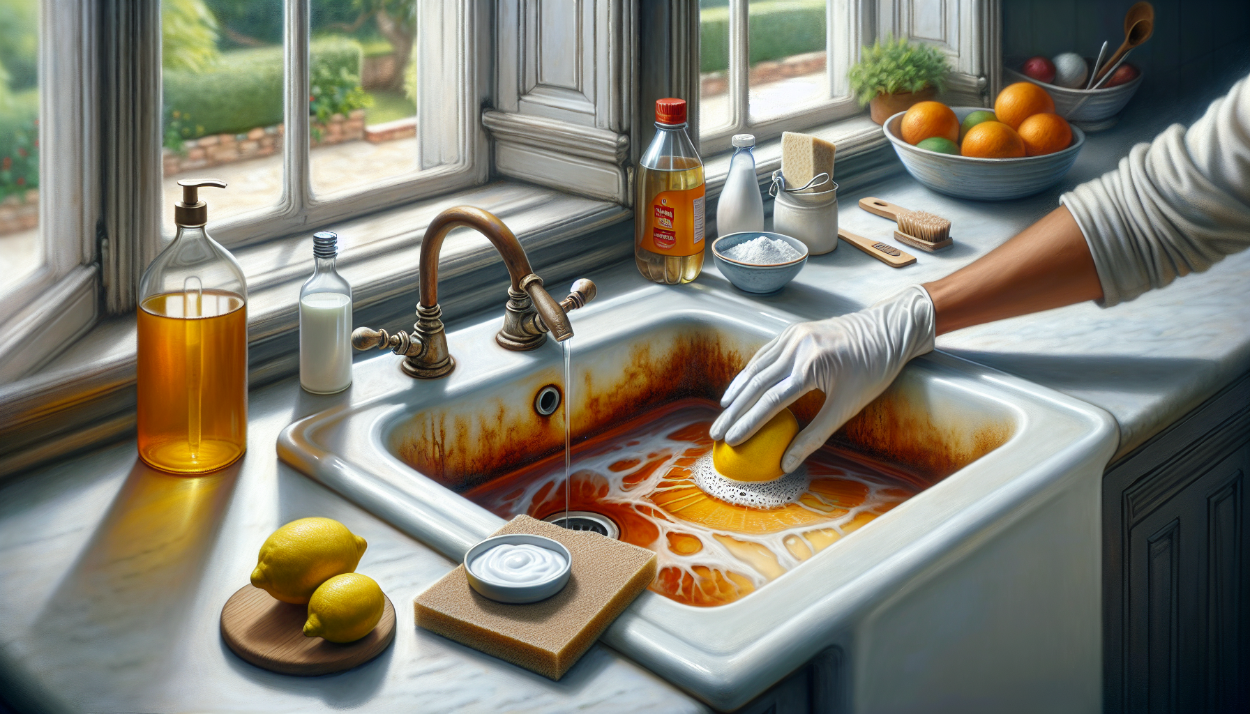 Unbelievable ways to banish rust stains from your porcelain sink