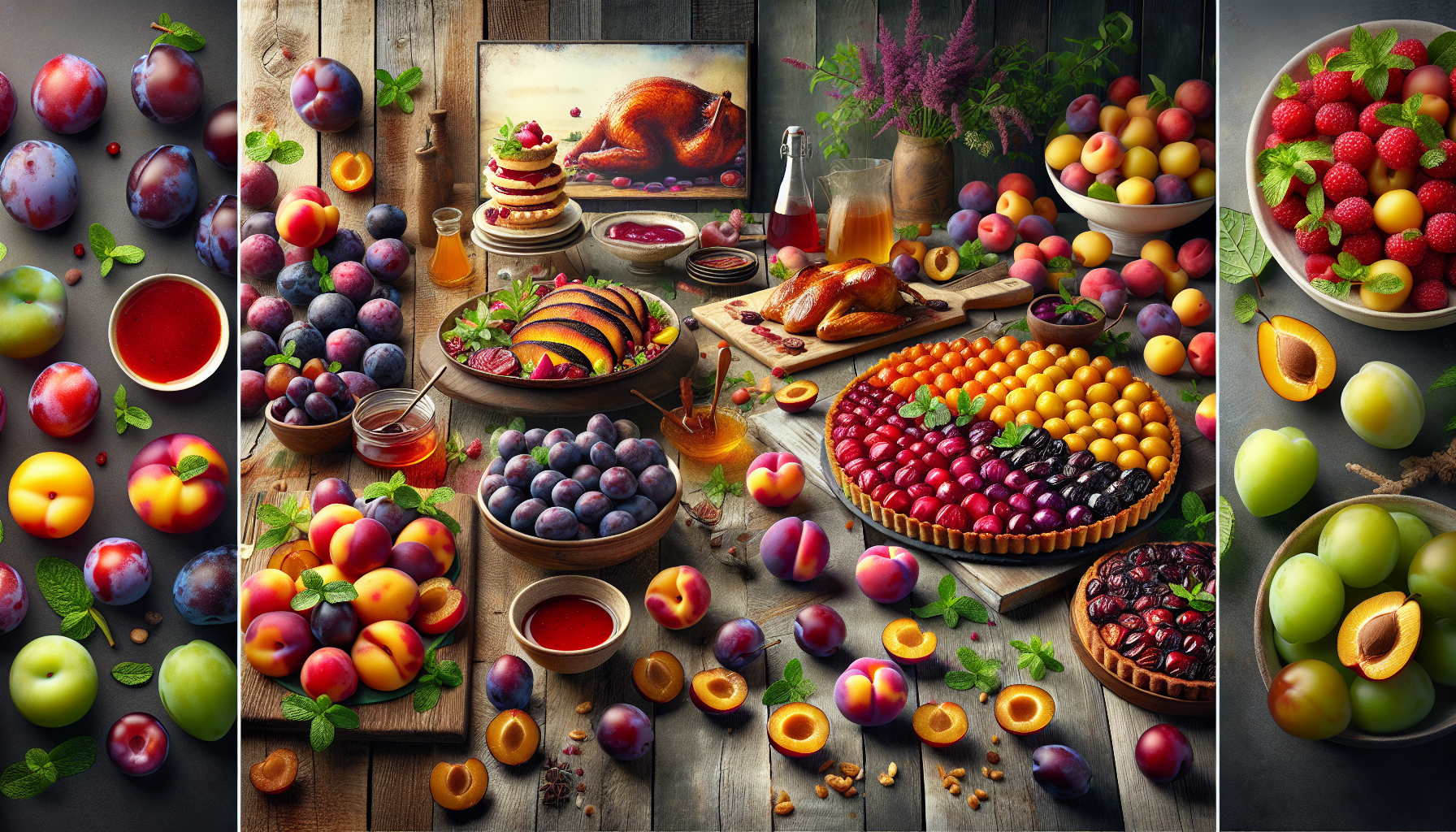 Exploring the culinary charm of plums from sweet treats to savory delights