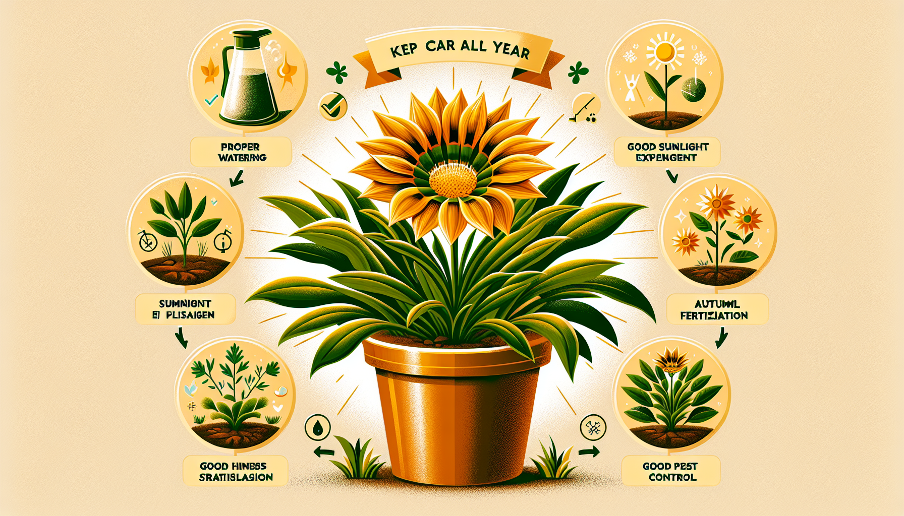 Expert tips for keeping gazanias blooming all year round: a comprehensive guide