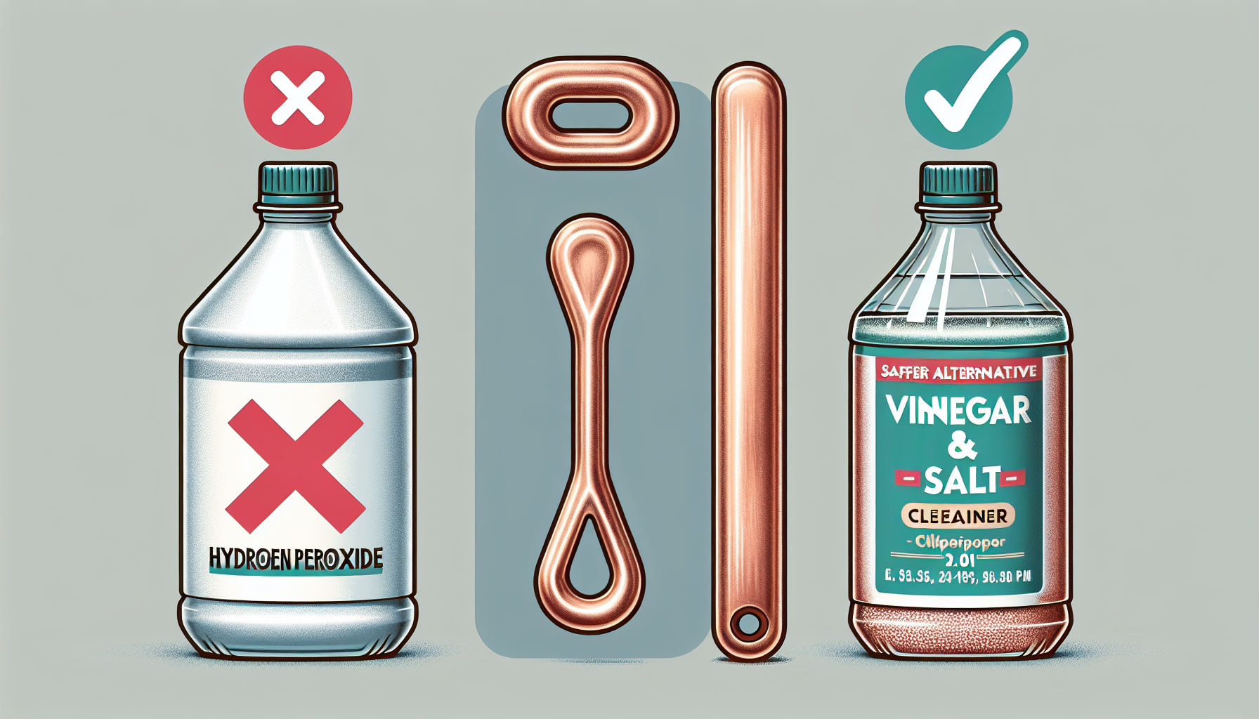 Why you shouldn't clean copper with hydrogen peroxide: uncover safer options