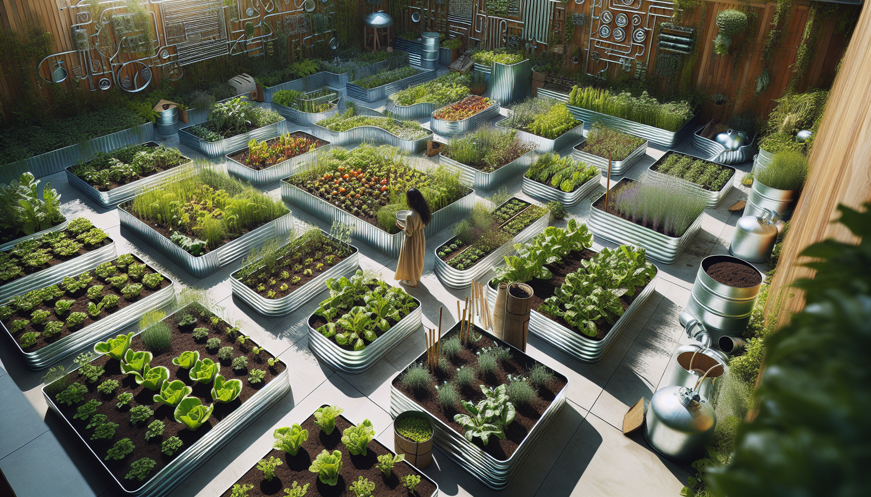 Embracing sustainability and innovation with galvanized steel raised garden beds