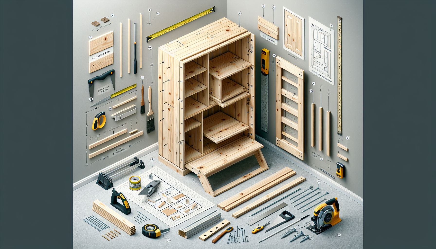Build your own kitchen pantry cabinet: the diy guide