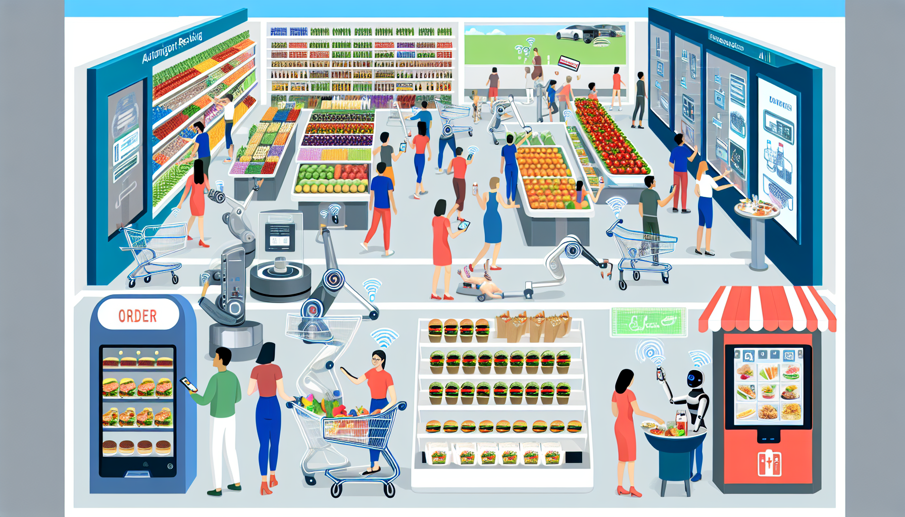 Revolutionizing the grocery and fast-food industry with AI and automation