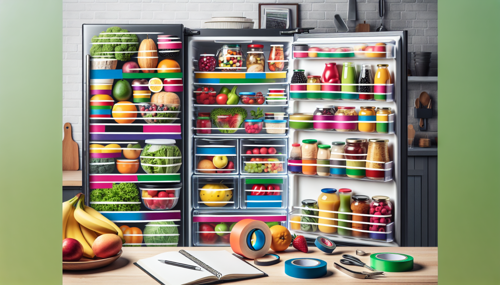 Discover the painter's tape hack to master your fridge organization